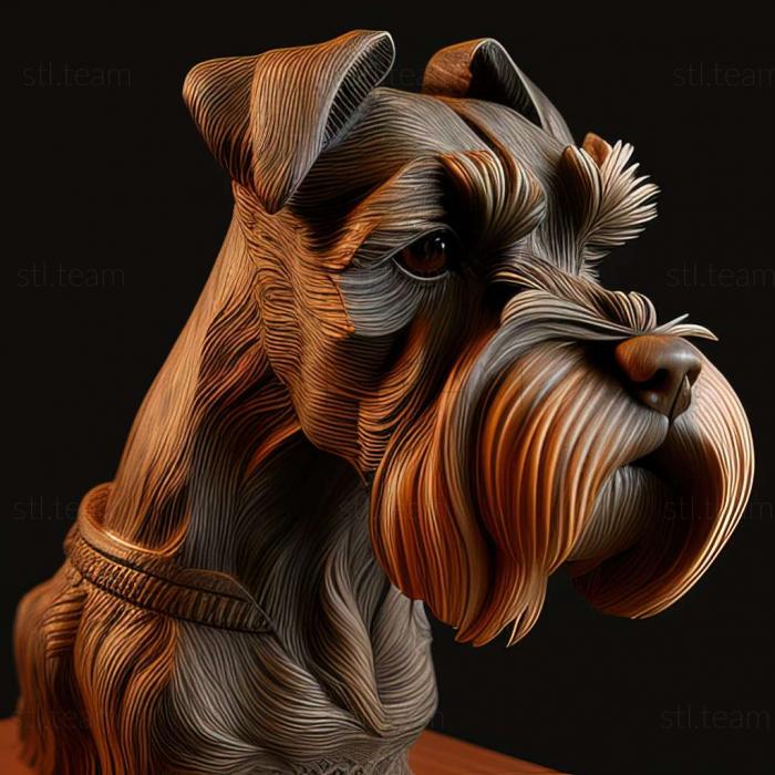 Zwergschnauzer dog